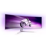 Philips Evnia 8000 49M2C8900/00 pantalla para PC 124,2 cm (48.9") 5120 x 1440 Pixeles Dual QHD QD-OLED Blanco, Monitor de gaming blanco, 124,2 cm (48.9"), 5120 x 1440 Pixeles, Dual QHD, QD-OLED, 0,03 ms, Blanco
