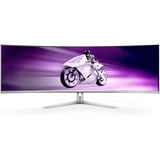 Philips Evnia 8000 49M2C8900/00 pantalla para PC 124,2 cm (48.9") 5120 x 1440 Pixeles Dual QHD QD-OLED Blanco, Monitor de gaming blanco, 124,2 cm (48.9"), 5120 x 1440 Pixeles, Dual QHD, QD-OLED, 0,03 ms, Blanco