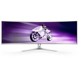 Philips Evnia 8000 49M2C8900/00 pantalla para PC 124,2 cm (48.9") 5120 x 1440 Pixeles Dual QHD QD-OLED Blanco, Monitor de gaming blanco, 124,2 cm (48.9"), 5120 x 1440 Pixeles, Dual QHD, QD-OLED, 0,03 ms, Blanco