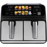 ProfiCook PC-FR 1287 H, Freidora de aire caliente acero fino/Negro