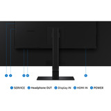 SAMSUNG S37D702EAU, Monitor LED negro