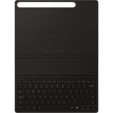 Samsung EF-DX820 QWERTZ Alemán Pogo pin Negro, Teclado negro, QWERTZ, Alemán, Touchpad, Samsung, Galaxy Tab S10+, Galaxy Tab S9+, Galaxy Tab S9 FE+, Negro