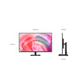 Samsung S70D pantalla para PC 94 cm (37") 3840 x 2160 Pixeles 4K Ultra HD LCD Negro, Monitor LED negro, 94 cm (37"), 3840 x 2160 Pixeles, 4K Ultra HD, LCD, 5 ms, Negro