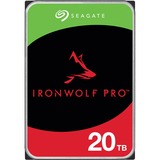Seagate IronWolf Pro ST20000NT001 disco duro interno 20 TB 7200 RPM 256 MB 3.5", Unidad de disco duro 20 TB, 7200 RPM, 256 MB, 3.5"