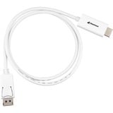 Sharkoon Cable adaptador Displayport 1.2 > HDMI 4K blanco