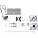 Sharkoon S80 RGB White AIO 240mm, Refrigeración por agua blanco