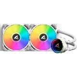 Sharkoon S80 RGB White AIO 240mm, Refrigeración por agua blanco