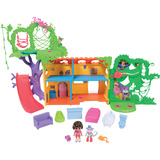 Spin Master Dora - Set de juego Casita de la selva tropical, Juego de construcción 