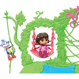 Spin Master Dora - Set de juego Casita de la selva tropical, Juego de construcción 