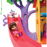 Spin Master Dora - Set de juego Casita de la selva tropical, Juego de construcción 