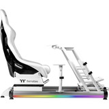 Thermaltake Cockpit simulador de carreras GR500 Snow, Sim Rig blanco