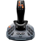 Thrustmaster SimTask FarmStick Negro USB Palanca de vuelo Analógico/Digital PC, PlayStation 5, Palanca de mando negro, Palanca de vuelo, PC, PlayStation 5, Analógico/Digital, Alámbrico, USB, Negro