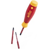 Wiha Destornillador con cargador de puntas PocketMax electric rojo/Amarillo