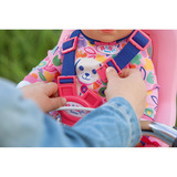 ZAPF Creation BABY born® Asiento de bicicleta, Accesorios para muñecas rosa neón/Azul