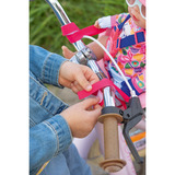 ZAPF Creation BABY born® Asiento de bicicleta, Accesorios para muñecas rosa neón/Azul
