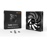 be quiet! Pure Wings 3 140mm PWM high-speed , Ventilador negro