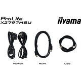 iiyama ProLite X2797HSU-B1, Monitor LED negro (mate)
