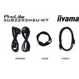 iiyama ProLite XUB2293HSU-W7 pantalla para PC 54,6 cm (21.5") 1920 x 1080 Pixeles Full HD LED Blanco, Monitor LED blanco (mate), 54,6 cm (21.5"), 1920 x 1080 Pixeles, Full HD, LED, 1 ms, Blanco