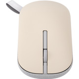 ASUS Marshmallow Mouse MD100 ratón Oficina Ambidextro RF Wireless + Bluetooth Óptico 1600 DPI beige/Gris, Ambidextro, Óptico, RF Wireless + Bluetooth, 1600 DPI, Beige, Verde