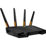 ASUS TUF Gaming AX3000 V2 router inalámbrico Gigabit Ethernet Doble banda (2,4 GHz / 5 GHz) Negro, Naranja negro/Amarillo, Wi-Fi 6 (802.11ax), Doble banda (2,4 GHz / 5 GHz), Ethernet, Negro, Naranja, Router de sobremesa