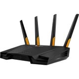 ASUS TUF Gaming AX3000 V2 router inalámbrico Gigabit Ethernet Doble banda (2,4 GHz / 5 GHz) Negro, Naranja negro/Amarillo, Wi-Fi 6 (802.11ax), Doble banda (2,4 GHz / 5 GHz), Ethernet, Negro, Naranja, Router de sobremesa