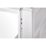 ASUS TUF Gaming GT502 Midi Tower Blanco, Cajas de torre blanco, Midi Tower, PC, Blanco, ATX, micro ATX, Mini-ITX, Juego, 16,3 cm