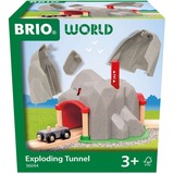 BRIO World Túnel con función de explosión, Ferrocarril 