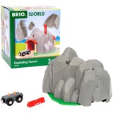 BRIO World Túnel con función de explosión, Ferrocarril 