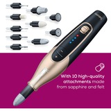 Beurer MP 84 Special Edition, Cuidado de uñas dorado