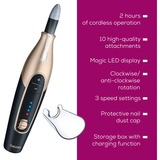 Beurer MP 84 Special Edition, Cuidado de uñas dorado