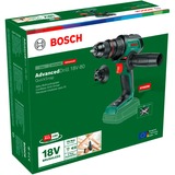 Bosch AdvancedDrill 18V-80 QuickSnap, 06039E2000, Taladro/destornillador verde/Negro
