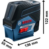 Bosch GCL 2-50 C Nivel de línea/punto 20 m 650 nm (<1 mW), Láser de líneas cruzadas azul/Negro, 20 m, 0,3 mm/m, 4°, 50 m, Rojo, 650 nm (<1 mW)