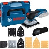 Bosch GSS 18V-13 Professional, Lijadora orbital azul/Negro, 81 dB, 70 dB, 357 mm, 442 mm, 151 mm