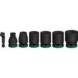 Bosch Juego de dados de impacto PRO 1/2", 7 piezas, Llave de tubo negro