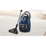 Bosch Serie 8 BGB75X494 aspiradora 5 L Aspiradora cilíndrica Secar 650 W Bolsa para el polvo, Aspiradora de suelo azul/Negro, 650 W, Aspiradora cilíndrica, Secar, Bolsa para el polvo, 5 L, Filtro EPA