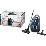 Bosch Serie 8 BGB75X494 aspiradora Aspiradora cilíndrica Secar 650 W Bolsa para el polvo, Aspiradora de suelo azul/Negro, 650 W, Aspiradora cilíndrica, Secar, Bolsa para el polvo, Filtro EPA, Azul