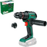Bosch Taladro atornillador inalámbrico AdvancedDrill 18V-80 QuickSnap Solo, Taladro/destornillador verde/Negro