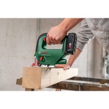 Bosch Universal Saw 18V-100 power jigsaws 2600 spm 2 kg, Sierra de calar verde, Área de agarre superior, Aluminio, Negro, Verde, -45 - 45°, Aluminio, Acero, Madera, Acero, 2600 spm