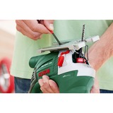 Bosch Universal Saw 18V-100 power jigsaws 2600 spm 2 kg, Sierra de calar verde, Área de agarre superior, Aluminio, Negro, Verde, -45 - 45°, Aluminio, Acero, Madera, Acero, 2600 spm