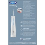 Braun AquaCare 4 Irrigador oral, Limpieza bucal blanco, Blanco, Irrigador dental inalámbrico, Cepillo dental oscilante, Botones, Batería, 159 mm