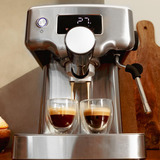 Cecotec Power Espresso 20 Barista Compact, Cafetera espresso acero fino cepillado