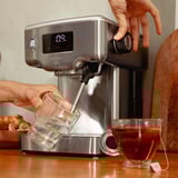 Cecotec Power Espresso 20 Barista Compact, Cafetera espresso acero fino cepillado
