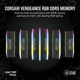 Corsair DIMM 16 GB DDR5-5200 (2x 8 GB) Dual-Kit, Memoria RAM negro