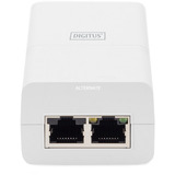 Digitus Gigabit Activo 802.3at PoE Midspan, Inyector PoE blanco