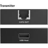Digitus Set extensor USB 2.0 CAT, 480 Mbps, 150 metros negro