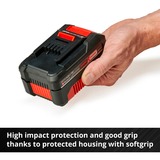 EINHELL 4512042 cargador y batería cargable, Conjunto negro/Rojo, Ión de litio, 18 V, Negro, Rojo, 200-260 V, 50/60 Hz, Ión de litio