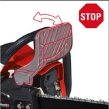 EINHELL GC-PC 1335/1 I 1300 W 11500 RPM Negro, Rojo, Motosierra rojo/Negro, 11500 RPM, 35 cm, 0,3 L, Motor de dos tiempos, 34,5 cm, 21,9 m/s