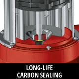 EINHELL GE-DP 7935 N-A ECO 790 W 19000 l/h, Bombas presión e inmersión rojo/Negro, 790 W, Corriente alterna, 19000 l/h, Aluminio, Negro, Rojo
