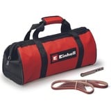 EINHELL Lima de banda a batería Power X-Change TE-BF 18 Li-solo, 18 Voltios, Lima eléctrica rojo/Negro
