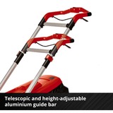 EINHELL RASARRO Cortacésped manual Batería Negro, Rojo rojo/Negro, Cortacésped manual, 450 m², 38 cm, 2,5 cm, 7,5 cm, 45 L